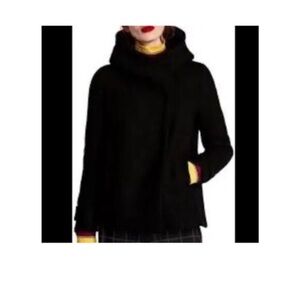 Zara Black Cowl Neck Jacket